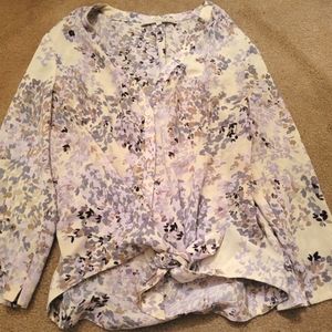 floral blouse. monk and lou. xxs